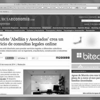 El diario digital murciaeconomia.com se hace eco de nuestra nueva web